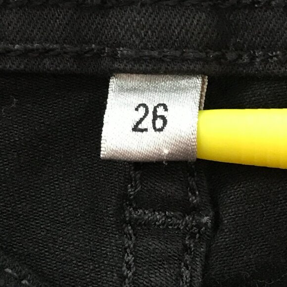 Agolde Filter Free Skinny Jeans Women 26 Black High Rise Stretch Preppy 17269 - Picture 4 of 15